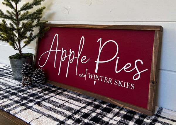 PUMPKIN PIES / APPLE PIES - Double-Sided Sign