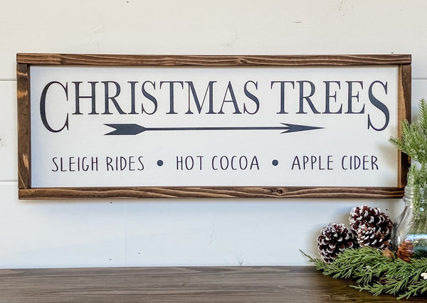 CHRISTMAS TREES & SLEIGH RIDES