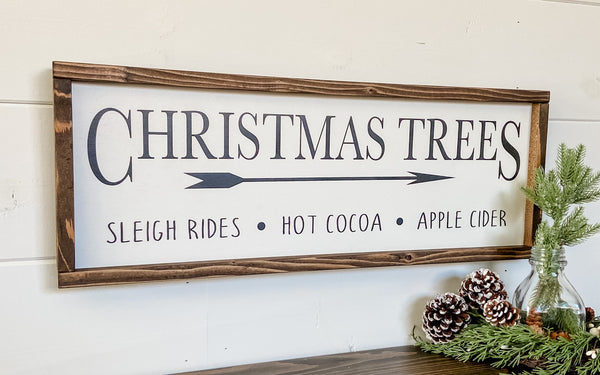 CHRISTMAS TREES & SLEIGH RIDES