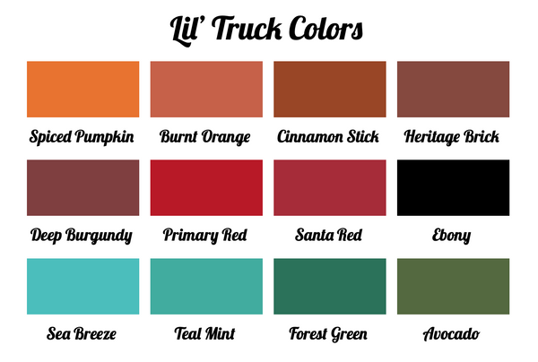 Little Truck Color Options