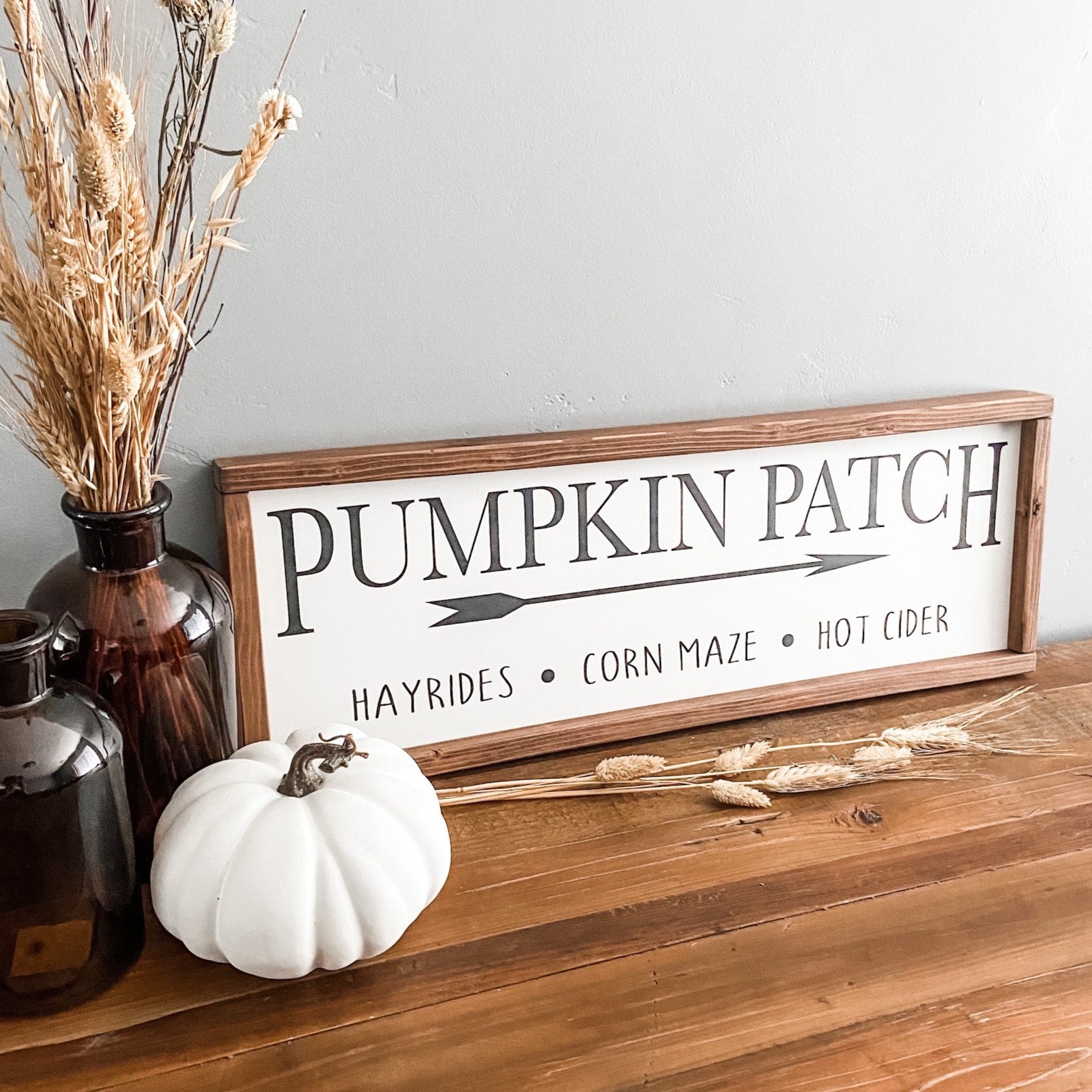 Pumpkin Patch handcrafted wood sign